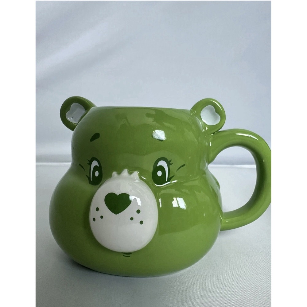 New Blue Care Bears Goodluck Bear 3D Sculpted Ceramic Mug/new/Holds 20 Ounces